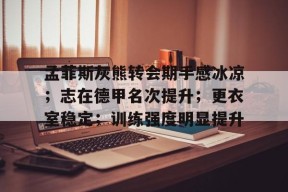 爱游戏官方入口-孟菲斯灰熊转会期手感冰凉；志在德甲名次提升；更衣室稳定；训练强度明显提升的简单介绍